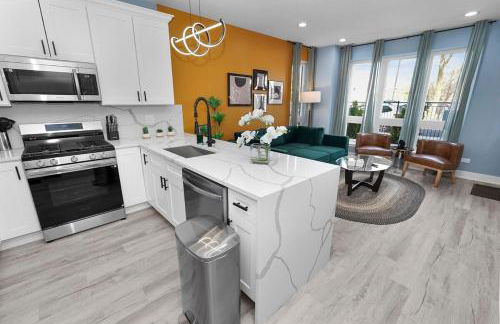 Spacious 3BR Family Oasis Sleeps 8 with Free Parking Near Medical District, Douglas Park and University of Illinois Chicago - Foto 29