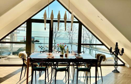 Apartament Masuria Sky w Nautica Resort z widokiem na jezioro Niegocin - Foto 1