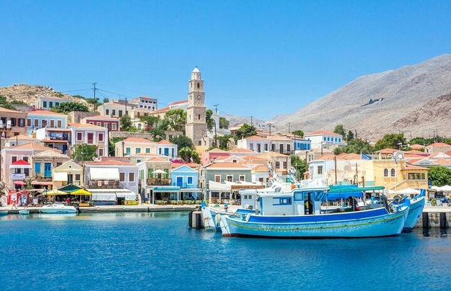 Tour di un'intera giornata con farfalle e barca all'isola di Chalki - Foto 9