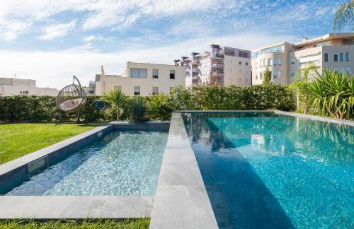 New LUXURY apartment with sea view and PRIVATE heated pool, 50m from the beach - Foto 51