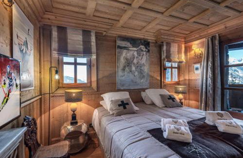 Chalet chaleureux à Courchevel 1850, calme Cospillot, 4 chambres, jacuzzi - FR-1-564-117 - Foto 9