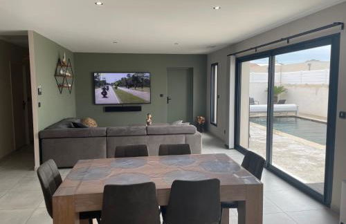 Serignan villa moderne avec piscine - Foto 6