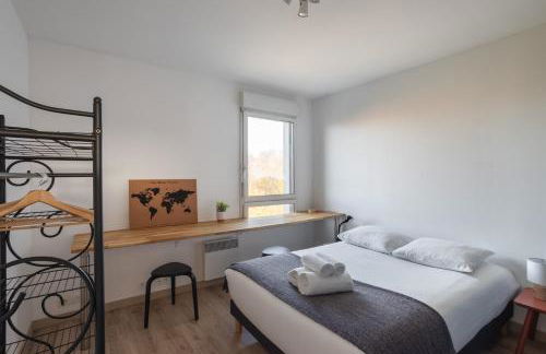 Le Cocon Voltaire - Appartement 2 chambres avec parking - Mabilais - Foto 4