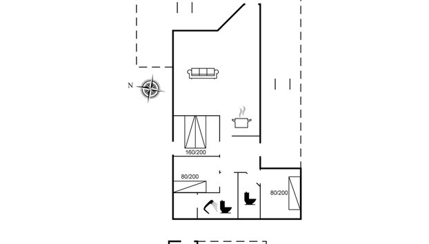 "Beowulf" - 200m from the sea - Foto 2, Floorplan
