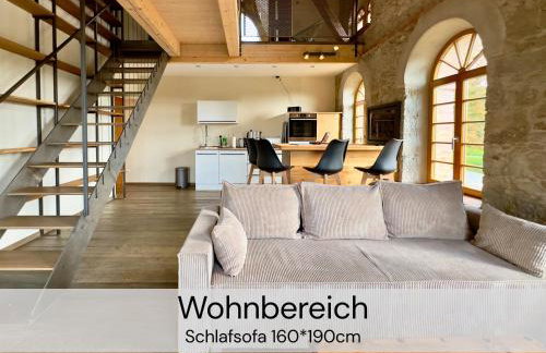 HexenburgbeiDresden 3 Zimmer Architektengaleriewohnung mit eigener Sauna, 2 Kaminen - Nähe Sächsische Schweiz Dresden - Foto 15