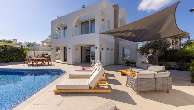 Protaras Beachfront Villla Mimosa - Foto 5, Habitación