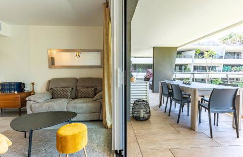 Appartement climatisé les pieds dans l'eau pour 6 personnes avec 1 suite parentale, 1 chambre double et 1 mini chambre Piscine sur le toit clim garage - Foto 57
