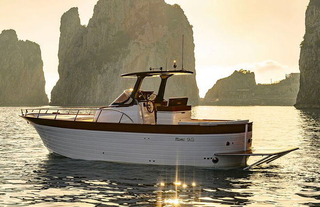 Crucero al atardecer por la costa de Capri y Sorrento en barco Todo incluido - Foto 5