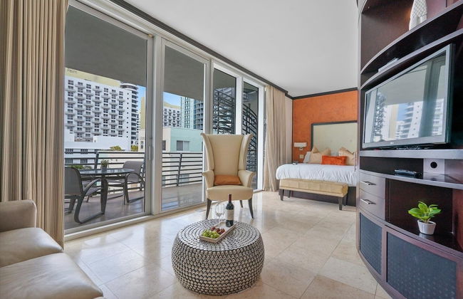 Penthouse Bahia Mar South Beach On Ocean Drive Miami Beach 1 Bedroom Home by RedAwning - Foto 3