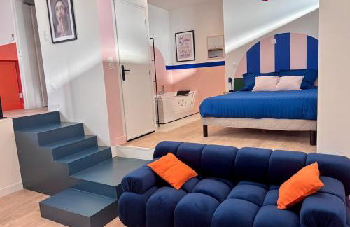 Appartement Thème Années 60' l Baignoire Jets l Clim l Netflix - Foto 41
