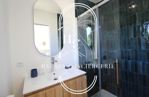 Villa moderne Giens proche plage piscine climatisation Wifi By HC - Foto 37