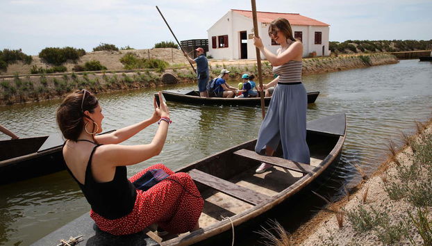 Photo à bord d'une barque
