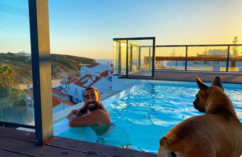 Apartment T3, sea view, swimming pool- Casa do Mar - Foto 1