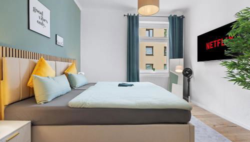 Moderne Suite bis zu 6 Personen - Central- free Parking - 3 Bedrooms - Netflix - Smart Home - Foto 4