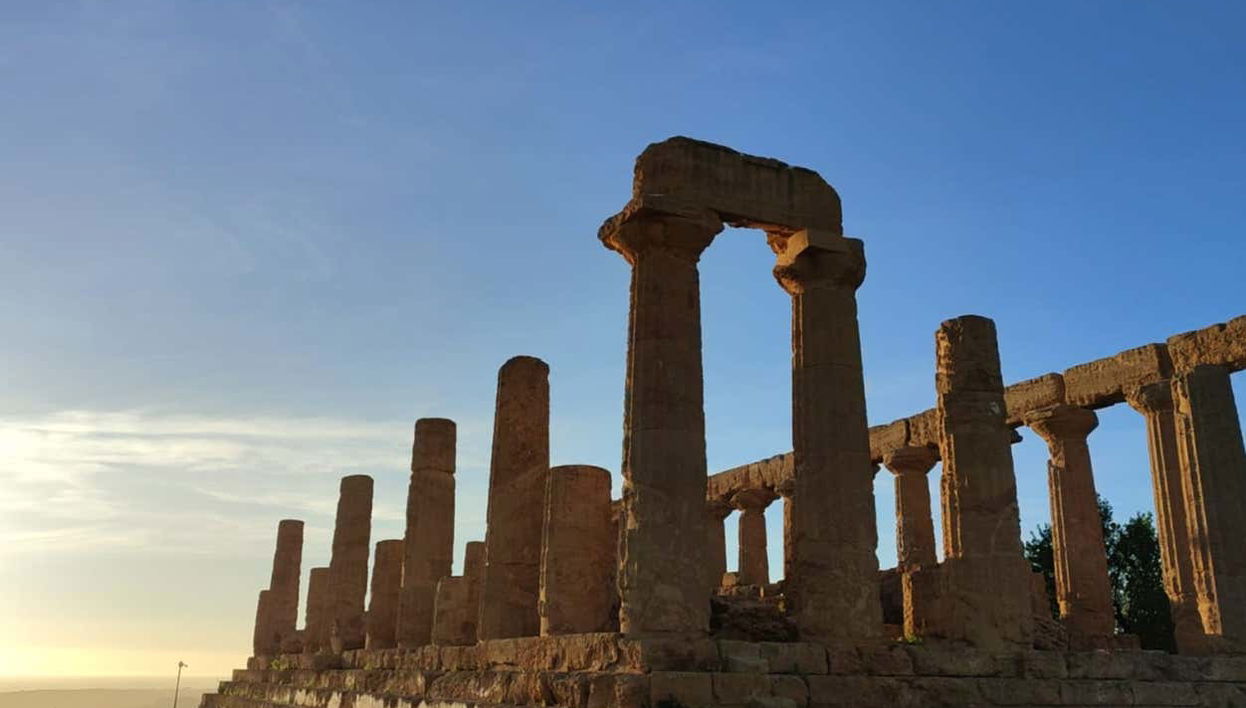 Valle de los Templos al atardecer