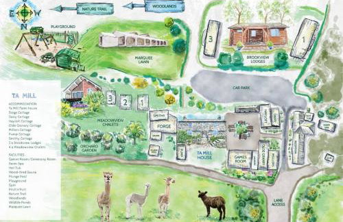 Ta Mill Cottages & Lodges - Meadowview Chalet 3 - Foto 17