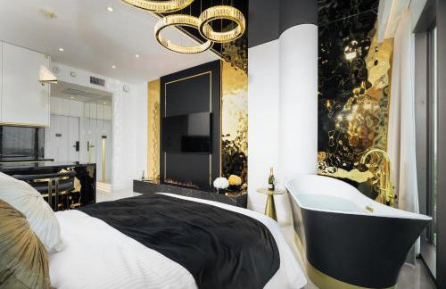 Goldstar Apartament- Wanna z widokiem, 19 Piętro, Hanza Tower Szczecin - Foto 20