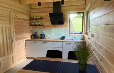 Przystanek Kistówko komfortowe domki z jacuzzi, staw wędkarski, kominek, las, przestrzeń - Foto 15