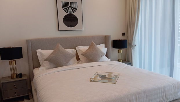 Luxury 1BR in Peninsula Five by Bespoke - Foto 3, Habitación