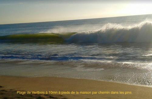 MAISON VERTBOIS jardin clos - 800m de la plage - Foto 25