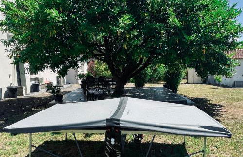 LE HAVRE D'ATHENA - Grand appart, jardin privé, abri vélos & accès rapide A61 - Foto 47