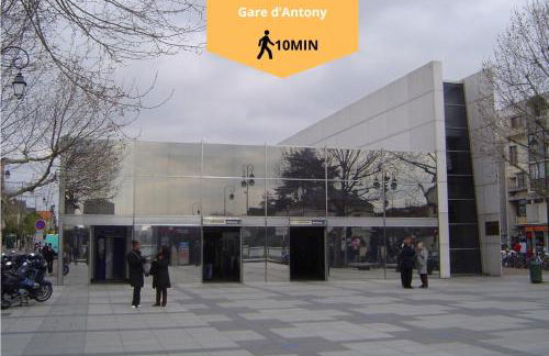 L'îlot Zen- Idéal pour famille-Groupe-Pro-Double Parking-highwifi-Aeroport Orly 8min-Paris30min - Foto 25