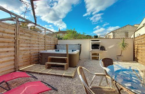 Le 34 degrés sud - 2 chambres - jardinet et jacuzzi - Foto 10