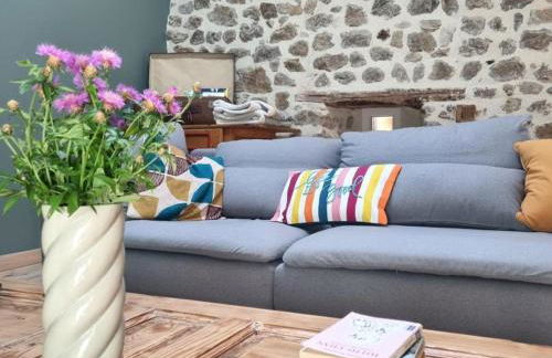 Gîte de charme à Usson-en-Forez avec bain nordique et confort haut de gamme - FR-1-496-359 - Foto 27