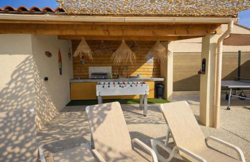 Villa piscine chauffée babyfoot pétanque ping-pong - Foto 27