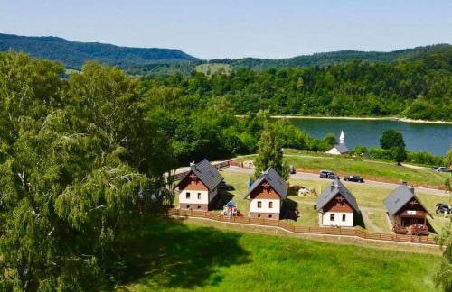 BIESZCZADZKI RAJ z prywatną działką przy linii brzegowej Jeziora Solińskiego Sauna Basen sezonowy - Foto 32