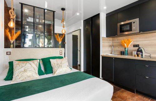 Nuit D'Ambre Port Nature - studio cosy - parking - climatisation - Village Naturiste - Foto 7