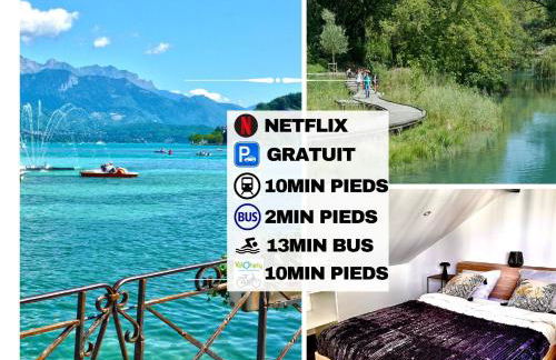 Annecy calme proche centre parking gratuit - Foto 33