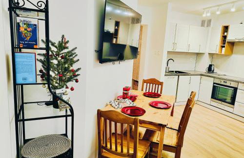 Apartament Bursztynowy Jantar 2 pokojowy z ogrodzonym tarasem przy nadmorskim lesie - Foto 25