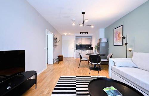 Rosengarten Apartments Fürth, Moderne Serviced Apartments in Citylage, ganze Ferienwohnung 50 m2, nahe Nürnberg, Metro, Sauna, Frühstück & Parkplatz - Foto 30