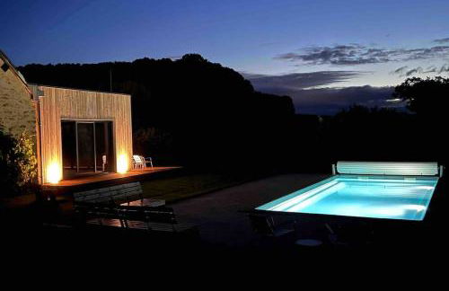 Magnifique longère du Perche avec vue panoramique et piscine pour 9 personnes - Foto 39