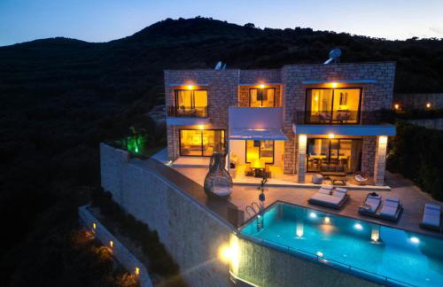 Paleokastro Villas with Private Heated Pool, Top Views - Next To Center - Top WiFi - Photo 5