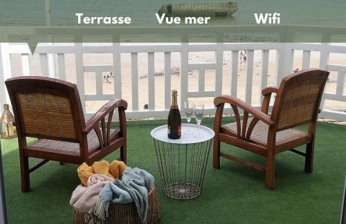 Évasion vue mer pontons du D-Day, quai Arromanches - Foto 1