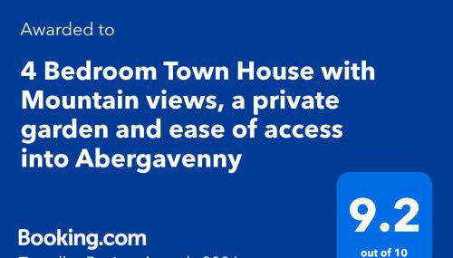 Cosy 4 Bedroom Town House with Mountain views, Private garden and ease of access into Abergavenny - Foto 2