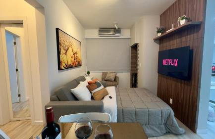 Apartamento à 10 min Centro para 06 Pessoas com Lareira, Ar condicionado e Wi-Fi Veloz - Foto 9