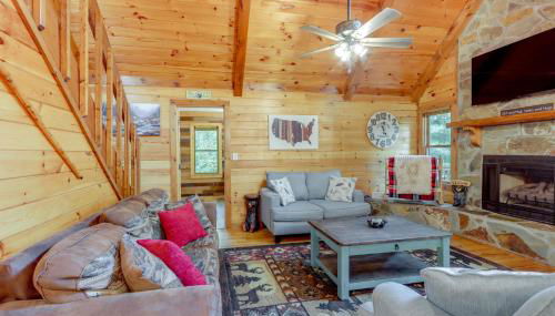 Mineral Bluff Cabin Hot Tub, Pets, and Peace - Foto 5