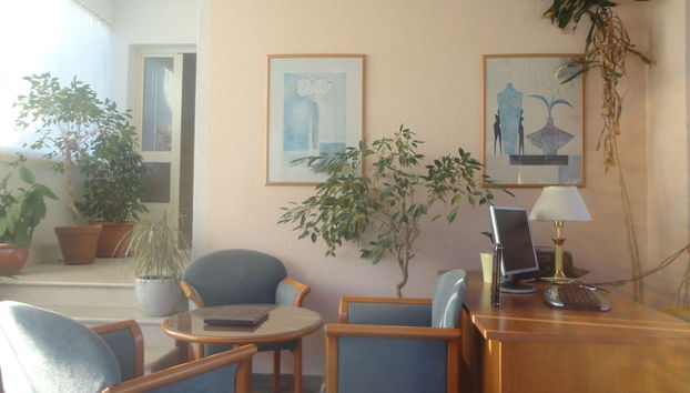 Zona de estar del vestíbulo