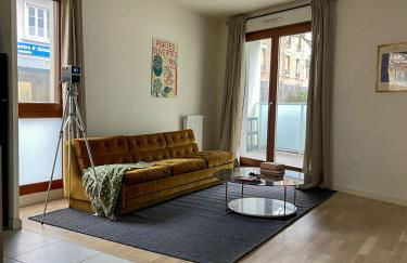 Colorful minimalist apartment 10min away from Paris - Foto 1