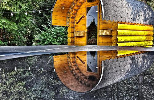 Ranczo Bieszczady duży Domek z Jacuzzi i Sauną - Foto 16