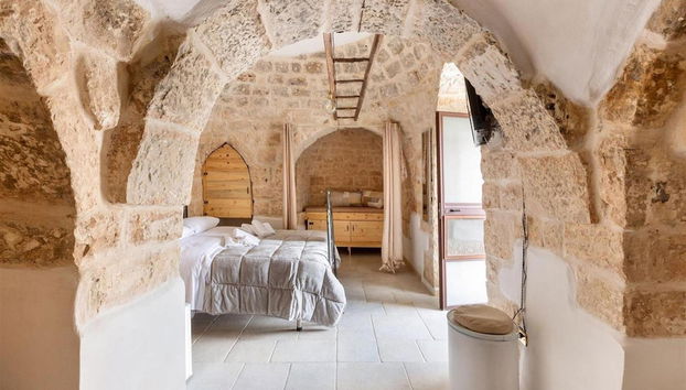 1790 B B Mariano - Camera Matrimoniale in Trullo - Foto 5, Habitación