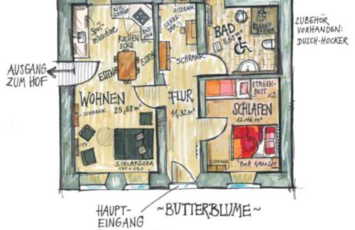 Nengshof Ferienwohnungen Pusteblume und Butterblume - Foto 31