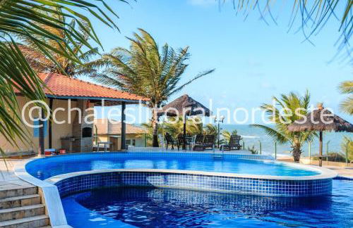 Chalé com piscina privada vista mar-Zumbi-RN - Foto 15