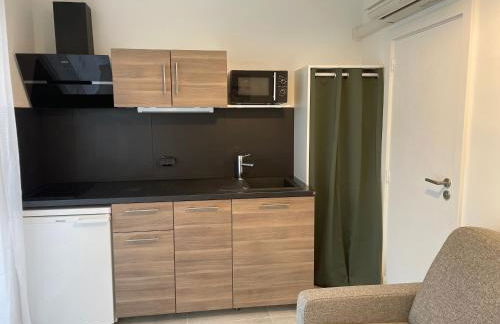 Studio indépendant, piscine & jardin en centre-ville - Foto 11