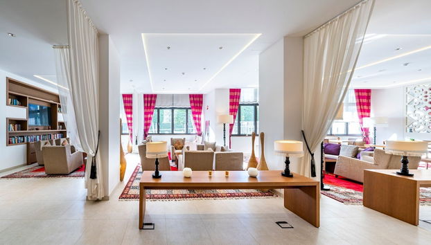 Zona de estar del vestíbulo