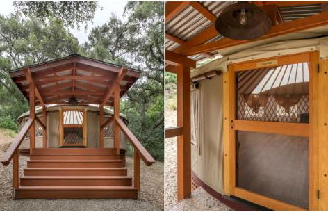 Tranquil Yurt Rental for Two with Soothing Interior on Ranch near San Luis Obispo - Foto 11