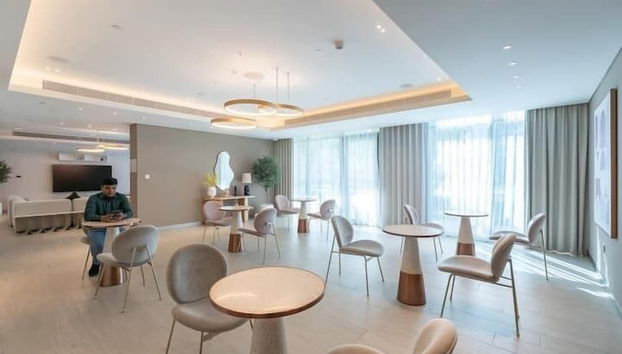 Zona de estar del vestíbulo